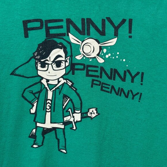 ThinkGeek Legend of Penny 100% Cotton T-Shirt, Irish Green, Medium - Picture 5 of 9